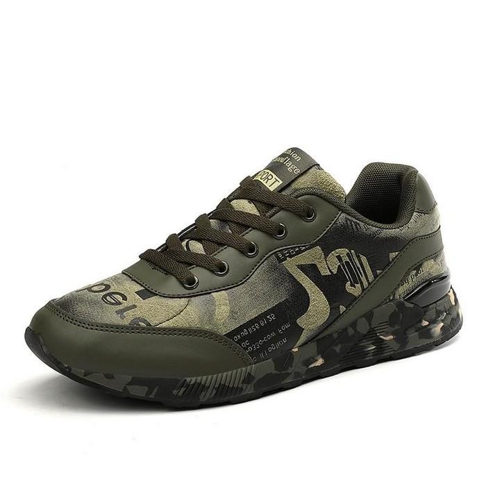 Chaussures Militaires Vert Camo