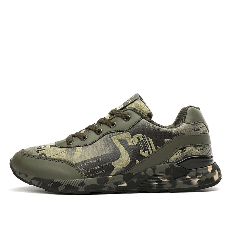 Chaussures Militaires Vert Camo