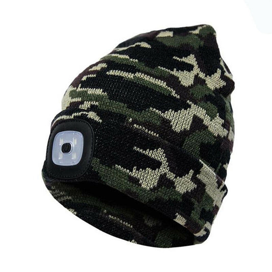 Bonnet Militaire avec Lampe Tactique Frontale