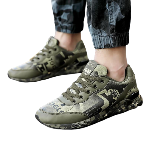 Chaussures Militaires Vert Camo