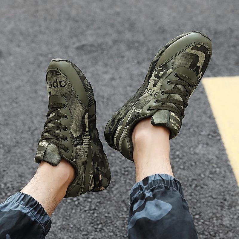 Chaussures Militaires Vert Camo